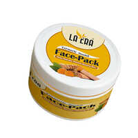 Laera Turmeric Sandal Facepack - Herbal Extracts, White Color | Revitalizing Adult Face Mask For Glowing Skin