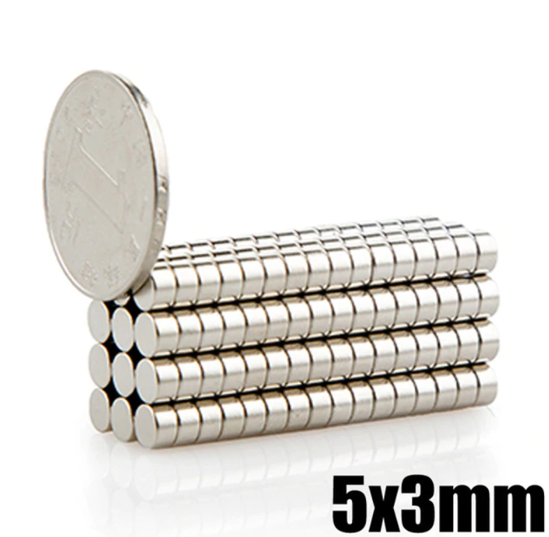 5 x 3mm Neodymium Disc Magnets