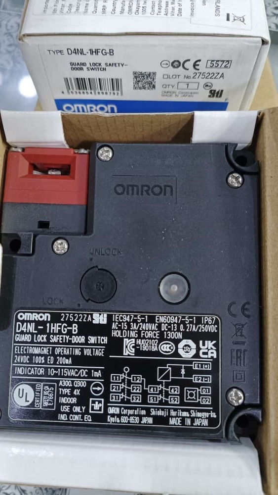 Omron Door Switch,D4Nl-1Hfg-B,D4Nl-2Dda-Bs,D4Nl-2Gfg-Z-F - Automation Grade: High