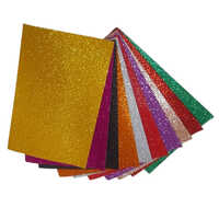 Gumming And Non Gumming A4 Glitter Sheet - Finish: Glossy/matt Coating