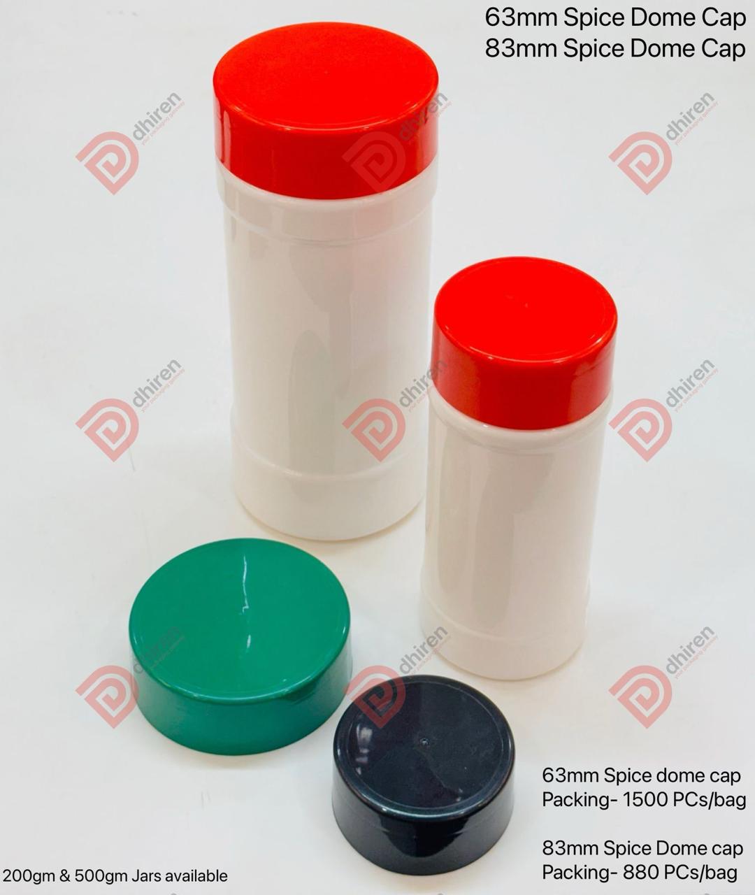 63Mm And 83Mm Everest Spice Dome Cap - Color: White