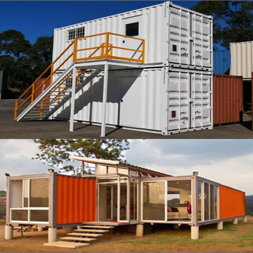 Mild Steel Double Storey Office Container - Length: 10 Foot (Ft)