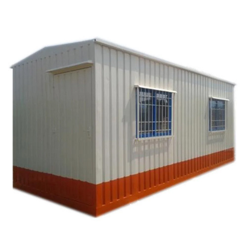 Modular Portable Kitchen Cabin - Color: White And Orange