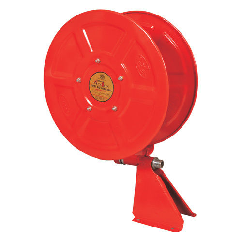 Hose Reel Drum - Mild Steel, Compact Design , Vibrant Red Color , Industrial Use with Warranty