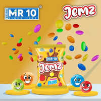 Mr10 Chocolate Gems - Solid Dark Chocolate Pieces | Eggless, Available In 50 Gm, 100 Gm, 200 Gm, 500 Gm Pack Sizes, Shelf Life Of 6-12 Months, Multiple Flavors