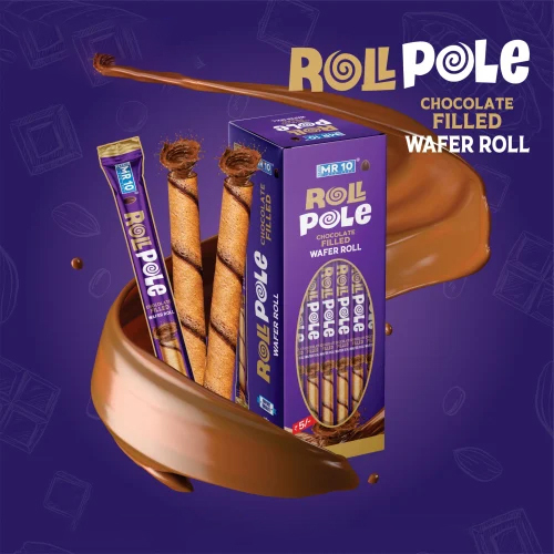 Roll Pole Chocolate Wafers