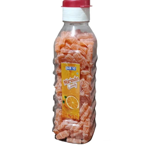Orange Candy Bottle Shape