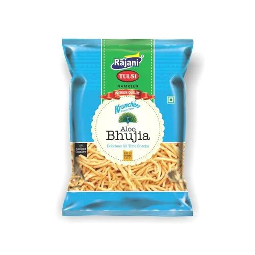 Aloo Bhujia - 50g | Salty and Spicy Snack with Smooth Texture, High Quality Food Grade Ingredients