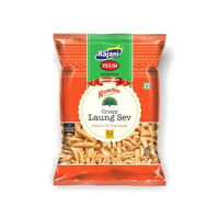 Crispy Laung Sev - 50 G Regular Size | Salty & Spicy Flavor, Smooth Texture, High-quality Food Grade Ingredients, Shelf Life 2-6 Months