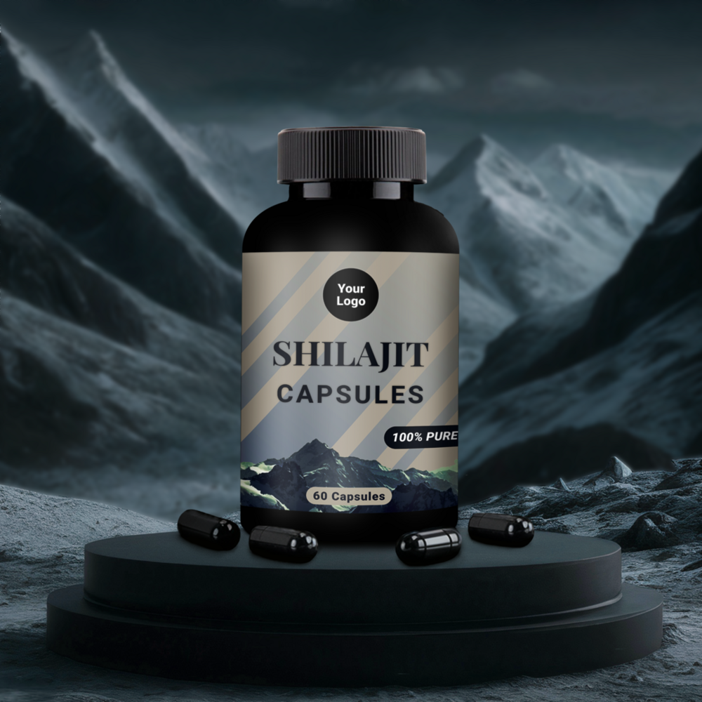 Premium Shilajit Capsules - Ingredients: Herbs