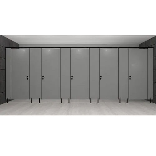 Modular Toilet Cubicles - Color: Grey