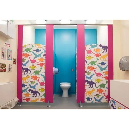 Greenlam Sturdo Toilet Cubicle Partition - Material: Steel