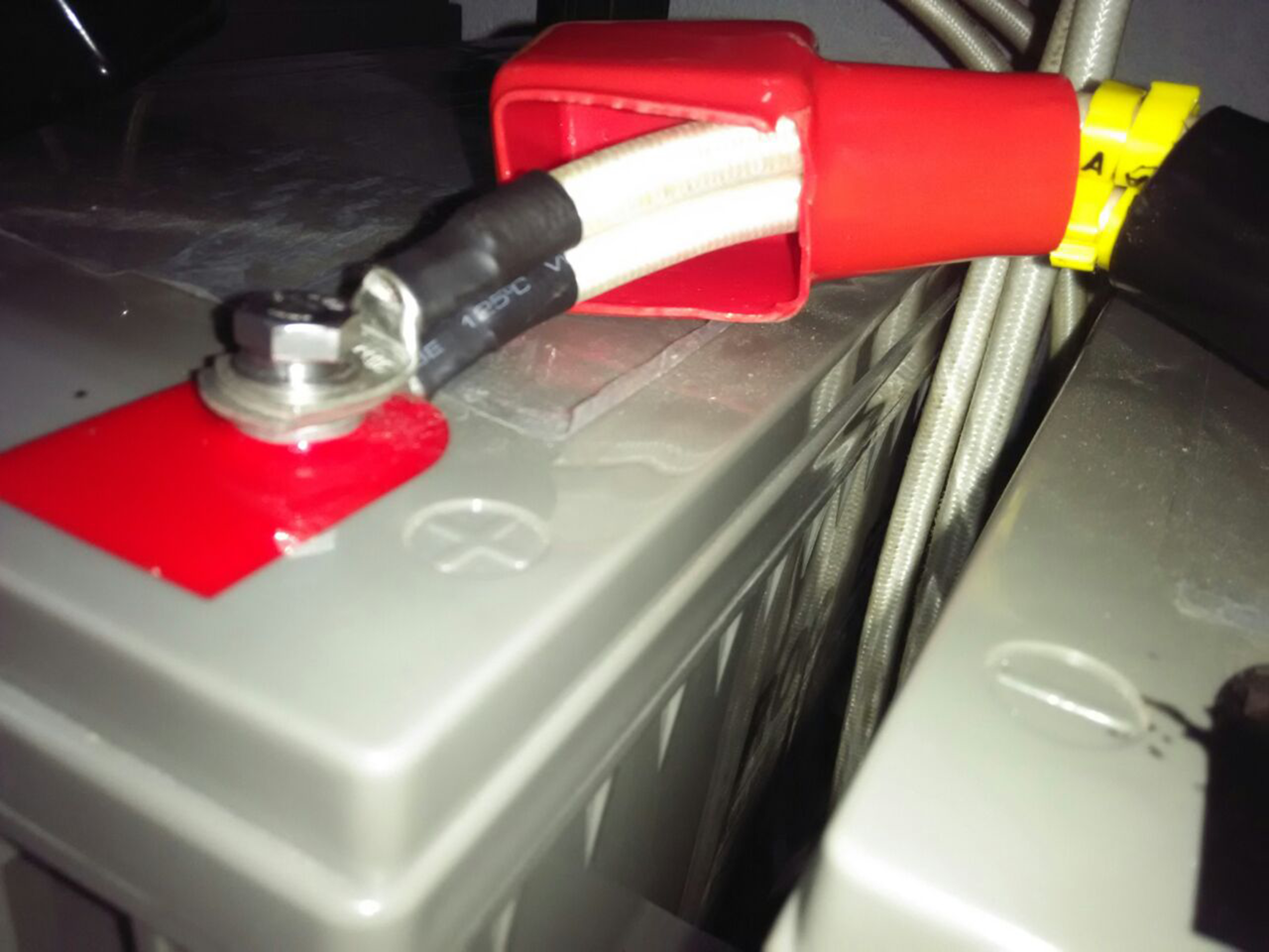 Battery Insulation Caps - Color: Red