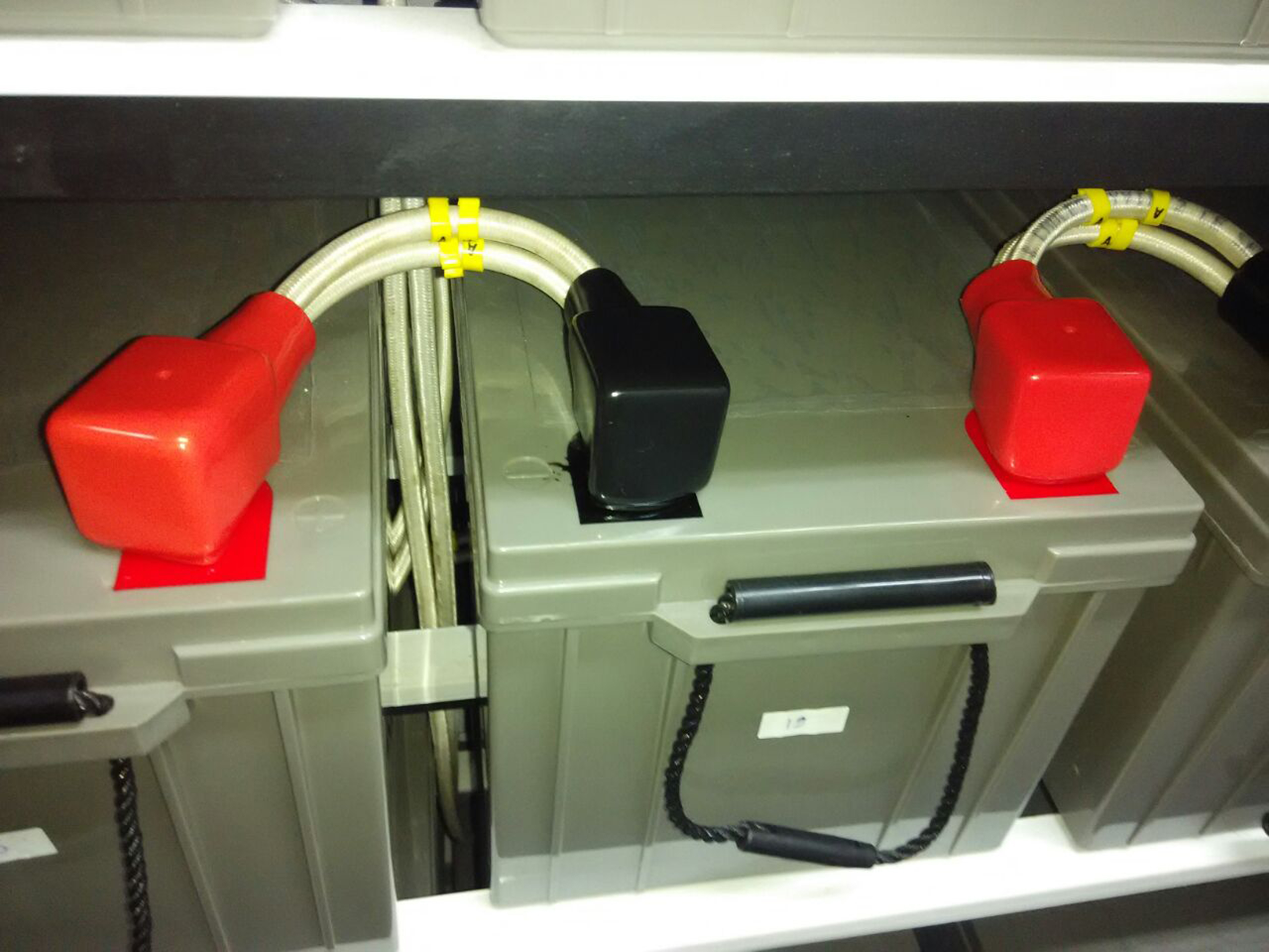 Battery Insulation Caps - Color: Red