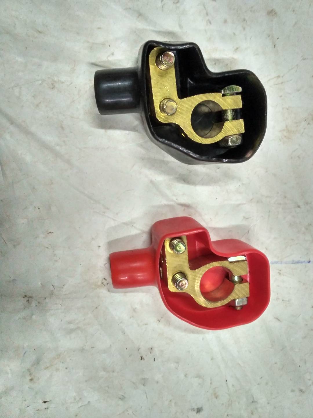 Red & Black Color Coated Battery Terminal Caps