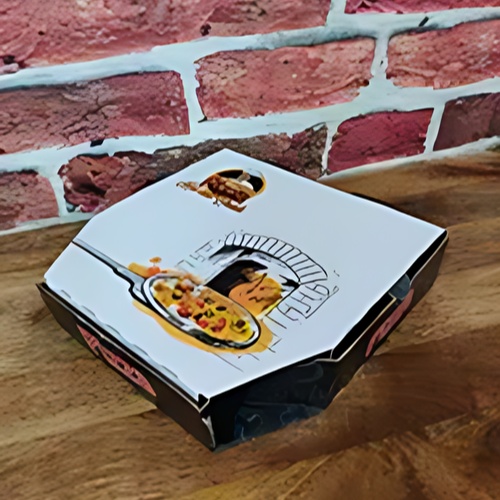 Single Wall 3 Ply Corrugated Pizza Box 