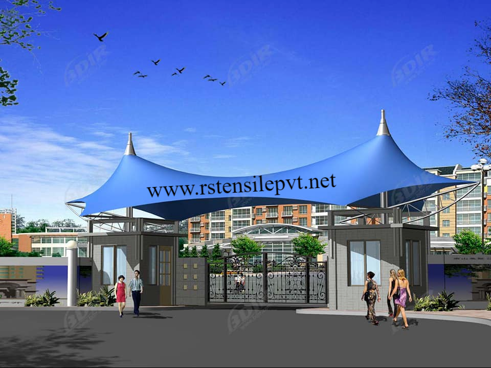 Lawn Tensile Roof Structure