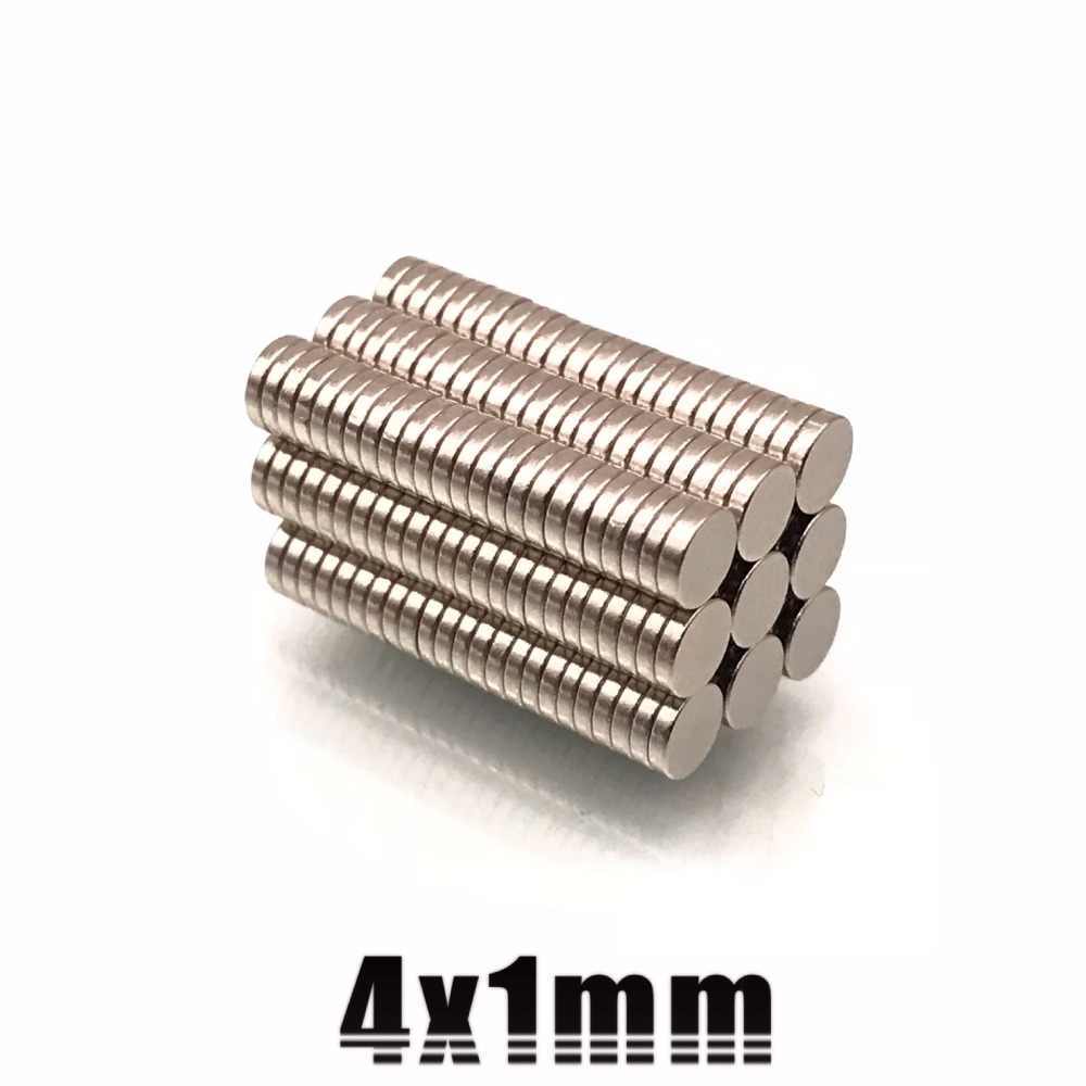 4 x 1mm Neodymium Disc Magnets