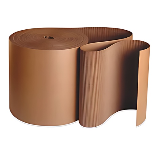 Kraft Liner Plain Brown Corrugated Packaging Roll