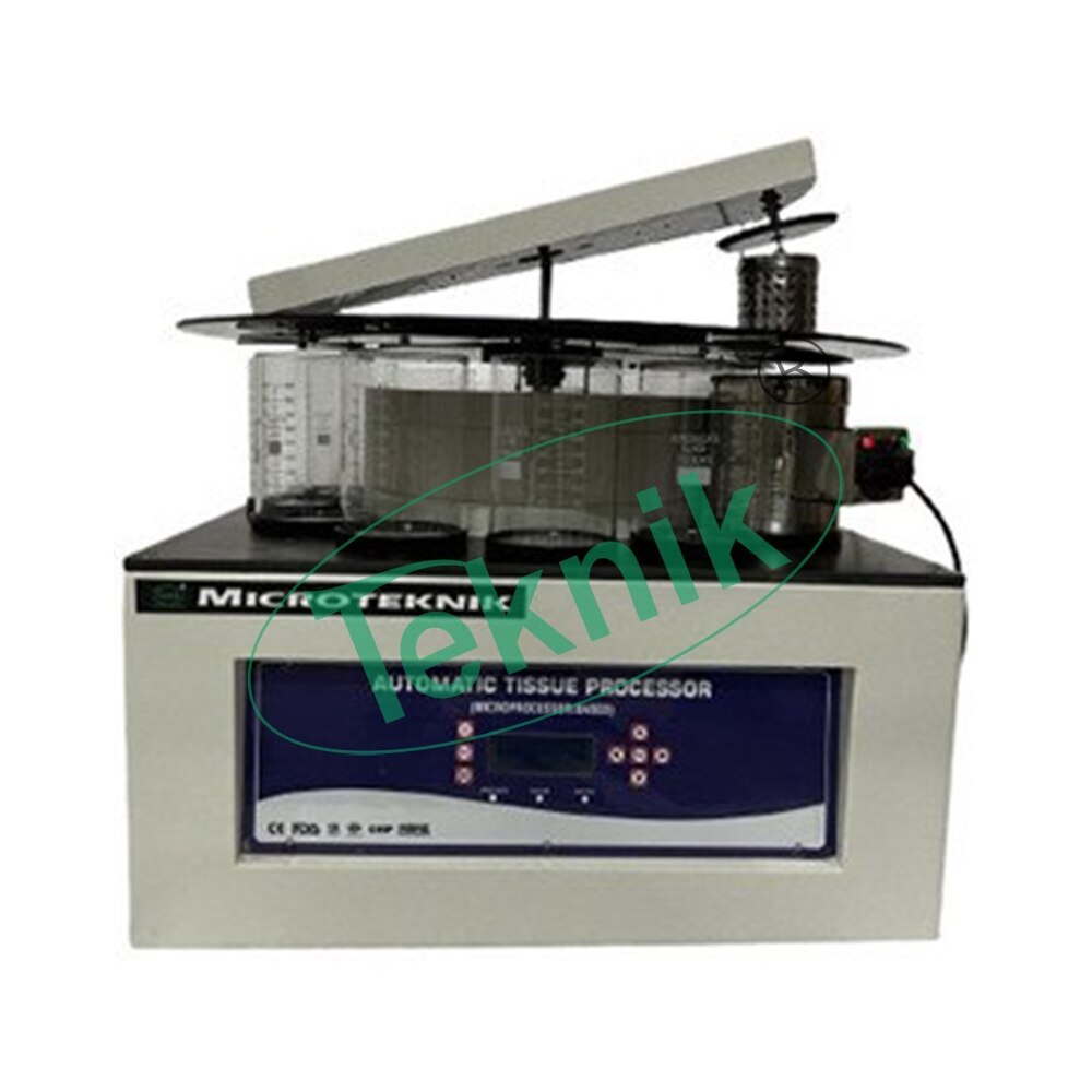 Automatic Teknik Vacuum Tissue Processor - Stainless Steel, Compact Design , Continuous Agitation With Thermostat-controlled Wax Baths