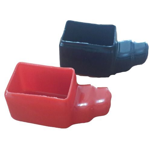 Black and Red Color Battery Terminal Protection Caps