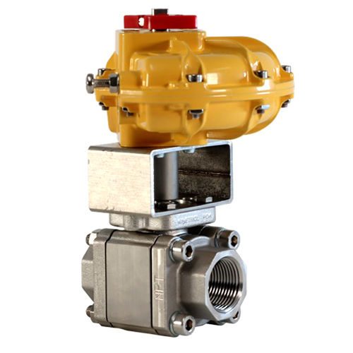 Kinetrol Electrical Actuator Ball Valve - Finish: Polished