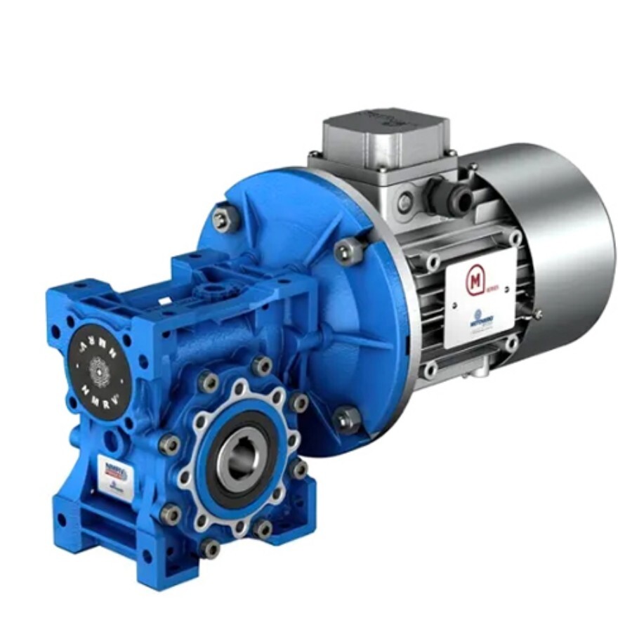 Worm Gear Motor - IE4 Double Phase, Drip-Proof Mechanical Seal | Electric Start, 1-Year Warranty for Heavy-Duty Applications