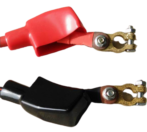 Black And Red Plastic Battery Terminal Cap