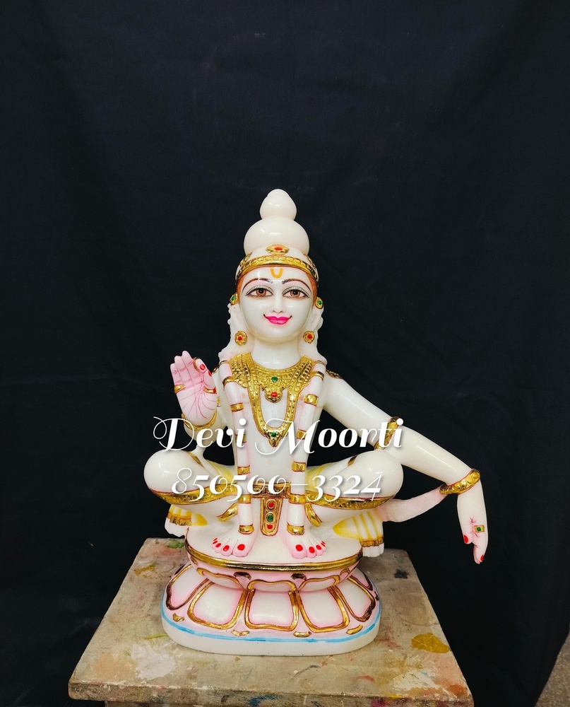 Marble ayyappa statue