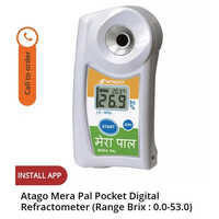Digital Atago Refractometer (mera Pal) - Accuracy: +-0.2  %