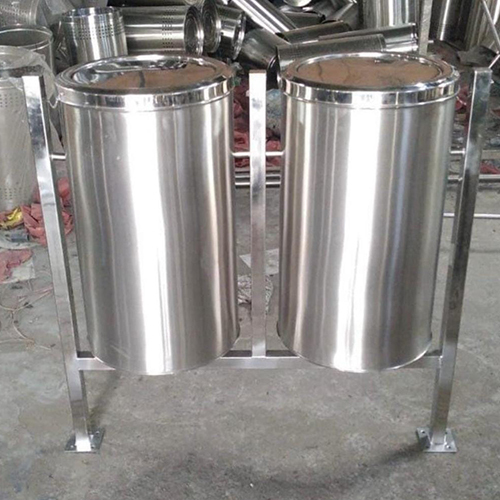 Open Top SS Swing Dustbin