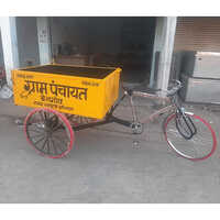 Ms Garbage Cycle Rickshaw - Manual Drive, 500-700 Kg Load Capacity | Open Body, Various Sizes Available