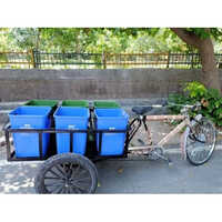 Garbage Three Wheeler Cycle Rickshaw - Load Capacity: 500  Kilograms (kg)