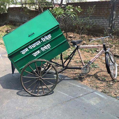 Containerized Garbage Cycle Rickshaw