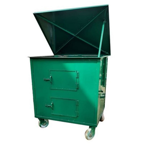 1100L MS Wheeled Dustbin Container