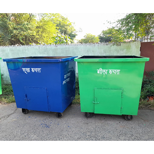 660L Mild Steel Garbage Container