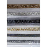 Fancy Colorful Moti Lace - Embroidered One-sided Lace, Standard Size In All Colors | Elegant Design With Shimmering Moti Beads