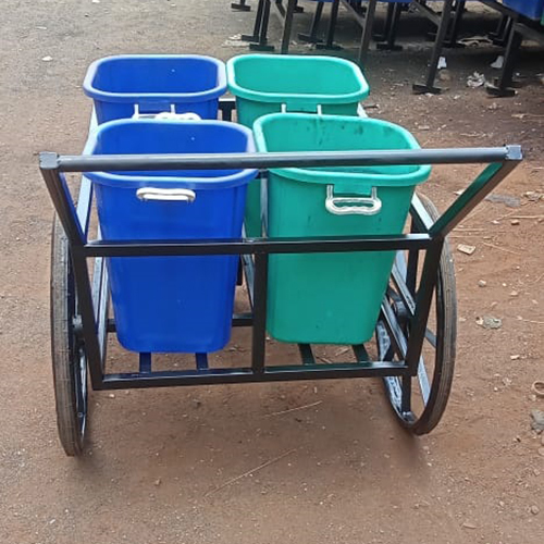 4 Pot Containerized Wheel Barrow