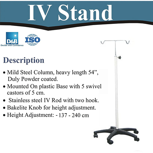 Hospital IV Stand Saline Stand