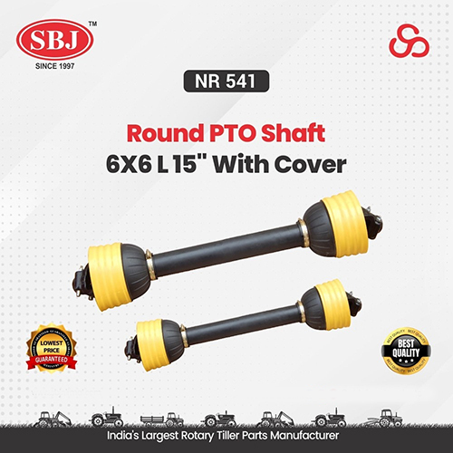 कवर के साथ गोल PTO शाफ्ट L15"