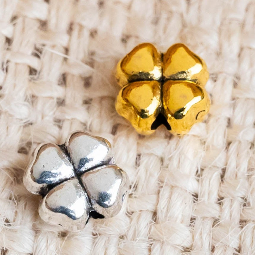 Clover Charms | Size : 8mm | 30pcs