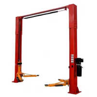 Two Post Hydraulic Lift - Mild Steel, 4-6 Ton Load Capacity | Remote Controller, Ac Drive, Safety Sensor