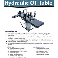 C Arm Hydraulic OT Table