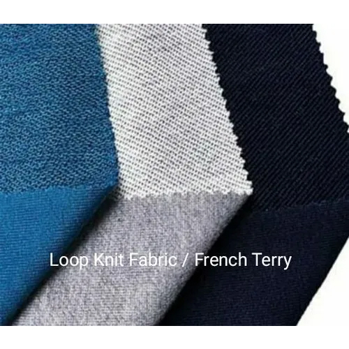 280 Gsm Multicolor Loop Knit French Terry Fabric