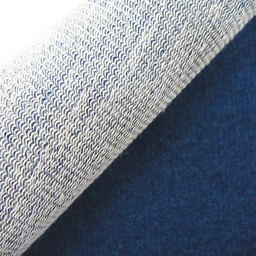 Smooth Premium Washable Knitted Indigo Stretchable Denim Fabric