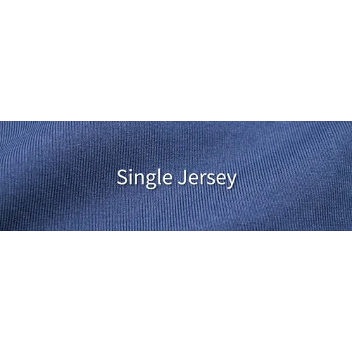 100% Cotton And Poly-cotton Mix Single Jersey Fabric For Garment