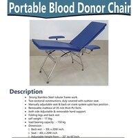 Portable Blood Donor Chair