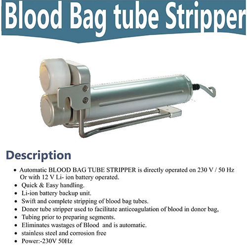 Blood Bag Tube Stripper Automatic