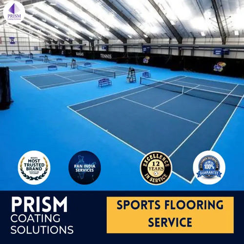 Tennis Court Sports Flooring Service