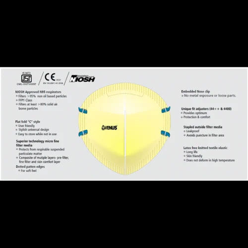 Venus V4400 N95 Mask - Accuracy: 100  %